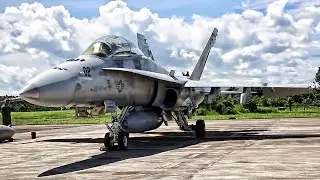 USMC F/A-18D Hornets &bull; Indonesian F-16 Fighting Falcons