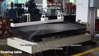 Shaking Table For Gravity Separation Of Fine Particles
