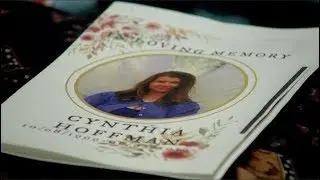 The procession and funeral for Cynthia Hoffman