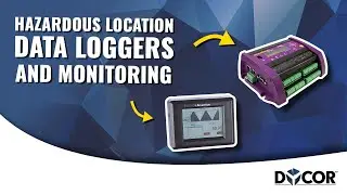 Class I Div II Hazardous Location Data Loggers and Monitoring