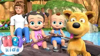 Rame sur ton bateau | Comptine b&eacute;b&eacute; - HeyKids Fran&ccedil;ais