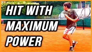 How to Hit Your Forehand/Backhand with Maximum Power | Using the Legs to be More Explosive | US Open