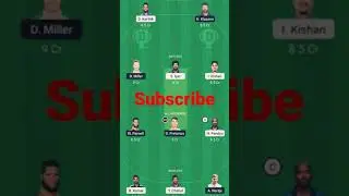 TEAM RANK #1 IND vs SA DREAM11 PREDICTION | SA vs IND dream11 team #shorts #dream11 #savsind #short