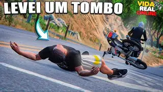 GTA V - VIDA REAL | MEU PRIMEIRO TOMBO MANDANDO GRAU DE MOTO - #56