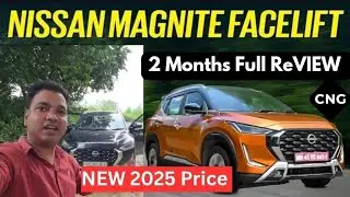 NISSAN MAGNITE Facelift SUV CNG Onwership Review in 2 Months // 2025 Nissan Magnite  Details 