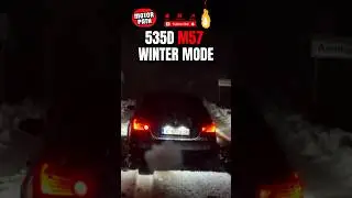 BMW 535D vs SNOW🤔 #535d #m57 #diesel #winter #shorts #e60