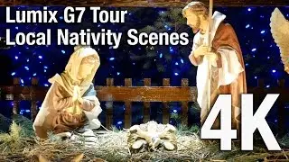 Local Tour of Nativity Scenes in Wanaque, Pompton Lakes, Riverdale, Bloomingdale NJ 2015 - Lumix G7