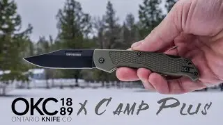The BEST Budget EDC Pocket Knife! Ontario Camp Plus Review