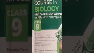 Class 9th NEET Foundation Biology book #neet #jee #iit #olympiad #books