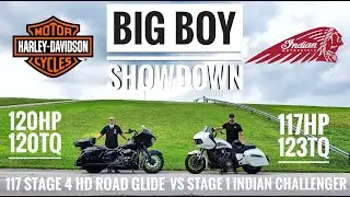 Harley Davidson Road Glide 117 Stage IV RACES Indian Challenger