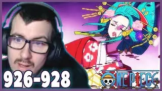 KYOSHIRO SLASHES KOMURASAKI! OROCHI IS SO ANNOYING! ONE PIECE EPISODES 926-928 REACTION!