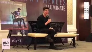 Shawn Mendes in Manila - press conference, interview - Part 1