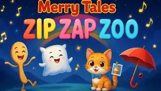 🌟 Zip Zap Zoo (ज़िप ज़ैप ज़ू) | Magical Dream Rhyme for Kids | Merry Tales | Fun Cartoon Video 🎵✨