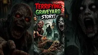 Graveyard Horror Story | Old Man Keeper , 😱#horrorstory #shorts