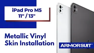 iPad Pro M5 (2025) Vinyl Skin Installation Video Guide by ArmorSuit