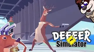 BEWARE! CHAOTIC DEER WITH GUNS IN THE AREA! 💥| DEEEER SIMULATOR🦌
