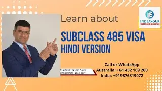 Hindi Version - Subclass 485 visa eligibility criteria, some common mistakes and how we can help!