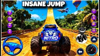 This Jump Almost Killed the Nitro Truck 😱 | INSANE Mega Ramp