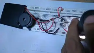 ldr light sensing circuit with old pnp and npn germanium transistors and sound alarm piezobuzzer