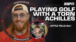 George Kittle reveals he played golf 9 days after he tore his Achilles 👀⛳ &lsquo;I shot a 77!&rsquo; | SC