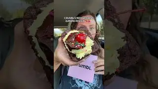 Trying Crumbl&rsquo;s NEW Brownie Sundae 🍫🍨 | Fast Food Review #crumbl #newfood