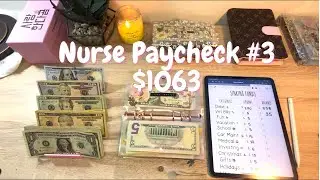 Cash Stuffing My Nurse Paycheck