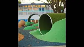 Playground Surfacing | Benefits of using wet pour rubber and artificial turf #shorts