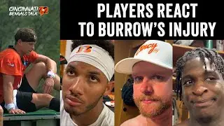 Cincinnati Bengals Players React to Joe Burrow's Injury