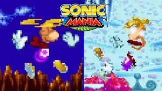 Rayman in Sonic Mania Plus - Sonic Mania Plus Mod Showcase