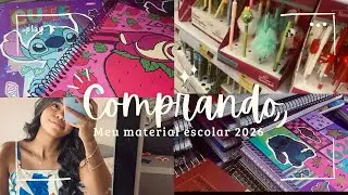 COMPRANDO MEU MATERIAL ESCOLAR 2026!!!📚✨