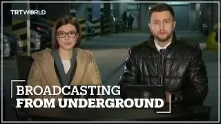Ukraine's parliament television channel goes live from car park