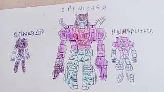 spinister and singe and hairsplitter transformers dreamwave