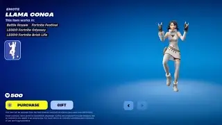 Fortnite Llama Conga Emote Return In Item Shop and OG Skins Emotes Return As Well!