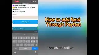 How to Use Payfast payment getaway | And Add Your Fund in Sohasmm | Best cheapset smm panel ✅