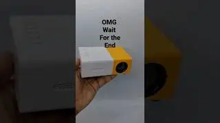 OMG😱 😱wait for the end led mini projector #short #trendingshorts #shorts #viral #mini