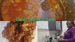How to make rich tomato goat meat stew  ||  Easy homemade recipes 