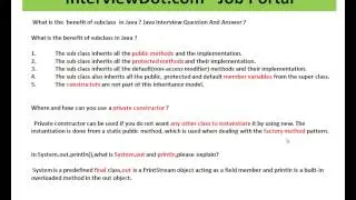 How can you use a private constructor in JAVA