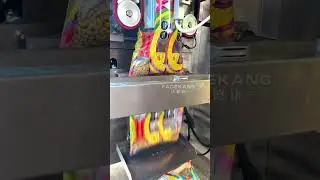 Grain/granule large vertical packing machine with weigher #packaging #factory #machine
