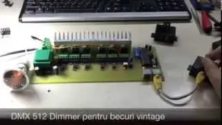 DMX 512 Dimmer for Vintage bulbs