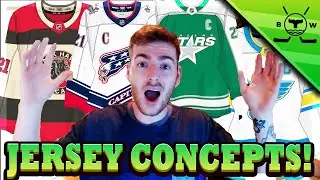 NHL REVERSE RETRO V2 JERSEY CONCEPT RANKINGS! - By @absiswrld