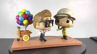 Unboxing Carl and Ellie with Balloon Cart: Disney Pixar Up - Funko Pop Movie Moments Vinyl Figure