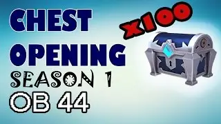 Opening 100 Radiant Chests In Paladins After OB 44 | Legendary Cards [SEASON 1]
