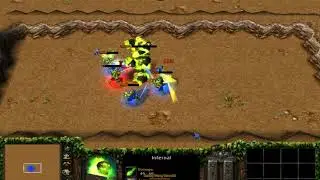 1 Dreadlord vs 1 Blademaster (With Skills) 1080p