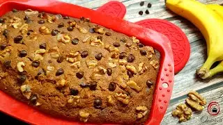 Chocolate Chips Banana Bread with Walnuts | Banana Cake | How to make Banana Bread? | OvalShelf