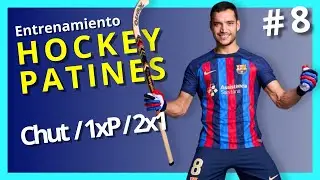 Hockey sobre patines - Mejora el 1xP y el 2x1 con este ejercicio [ SIN CONOS ]