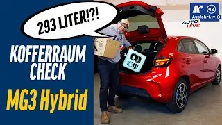 Kofferraum-Check: MG3 hybrid+  was passt in den Kofferraum? Fahrrad? Leiter? Koffer? Taschen?