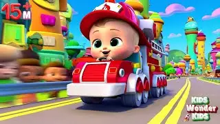 🐕🚒🚨 Woo Woo Woo! Blaze the Dalmatian's Loud Siren Fire Truck Ride | Kids Rhymes Compilation