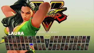 Street Fighter V arcade edition all mode characters selection screen [ZERO]