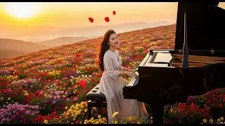 Ho&agrave;ng H&ocirc;n Tr&ecirc;n Đồi Hoa | Nghệ Sĩ Ảo Linh Aura | Nhạc Trẻ Nhẹ Nh&agrave;ng Piano Chill