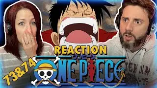 Oh Wow! | Couple First Time Watching One Piece | Episodes 73 & 74